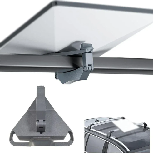Кронштейн на железный багажник для крыши автомобиля для Starlink Mini фото 2