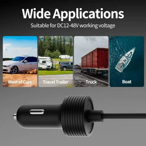 Кабель с прикуривателя на антенну Starlink Mini фото 4