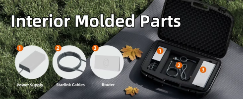 Дорожная сумка Starlink v4 портативный чехол уличный Жесткий Чехол для Starlink Gen 3 фото 5