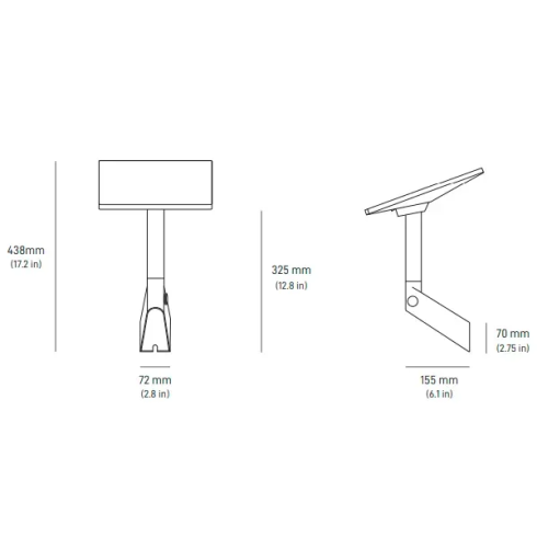 Крепление настенное для Starlink Mini Wall Mount фото 2