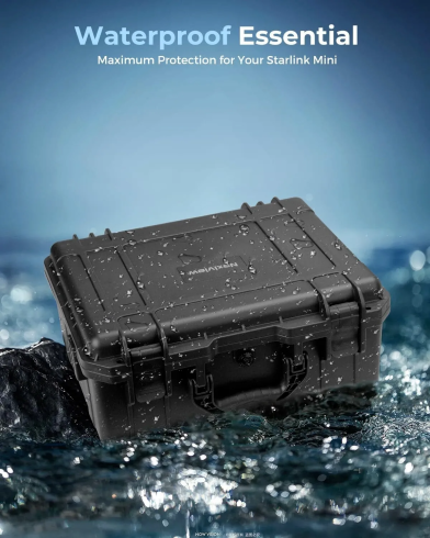 Кейс Starlink Mini IP67, водонепроницаемый, жесткий, портативный, защитный чехол для спутниковой антенны для физлиц фото 4