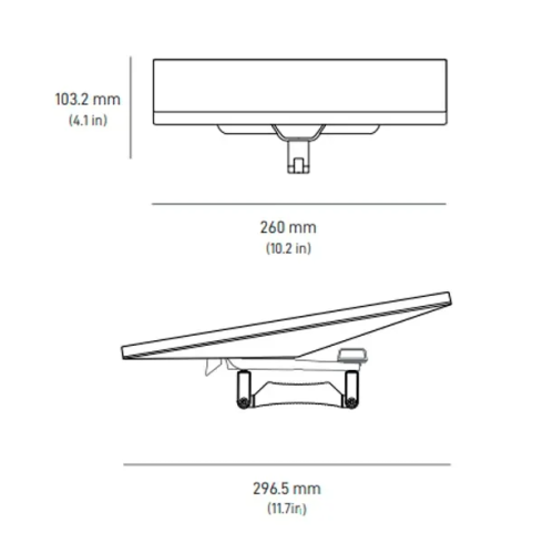 Крепление на крышу для Starlink Mini Roof Rack Mount фото 2